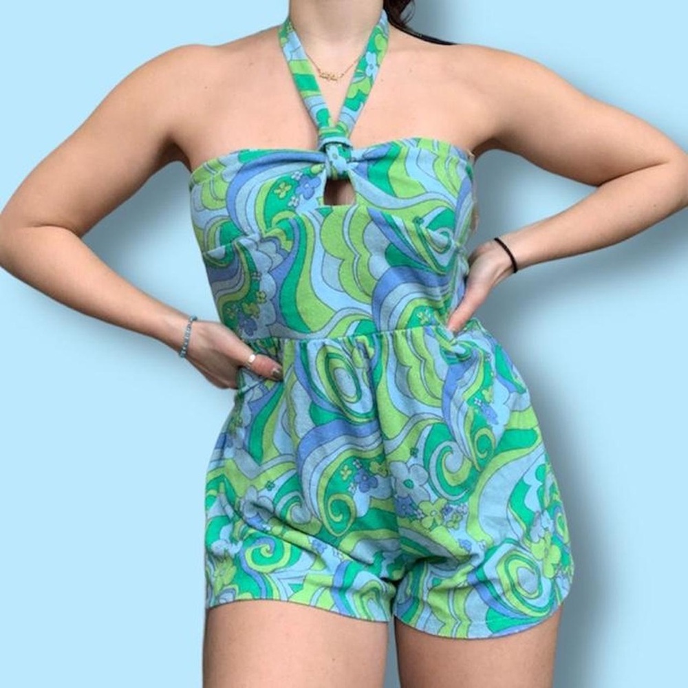 Wild Fable Womens Halter Terry Romper